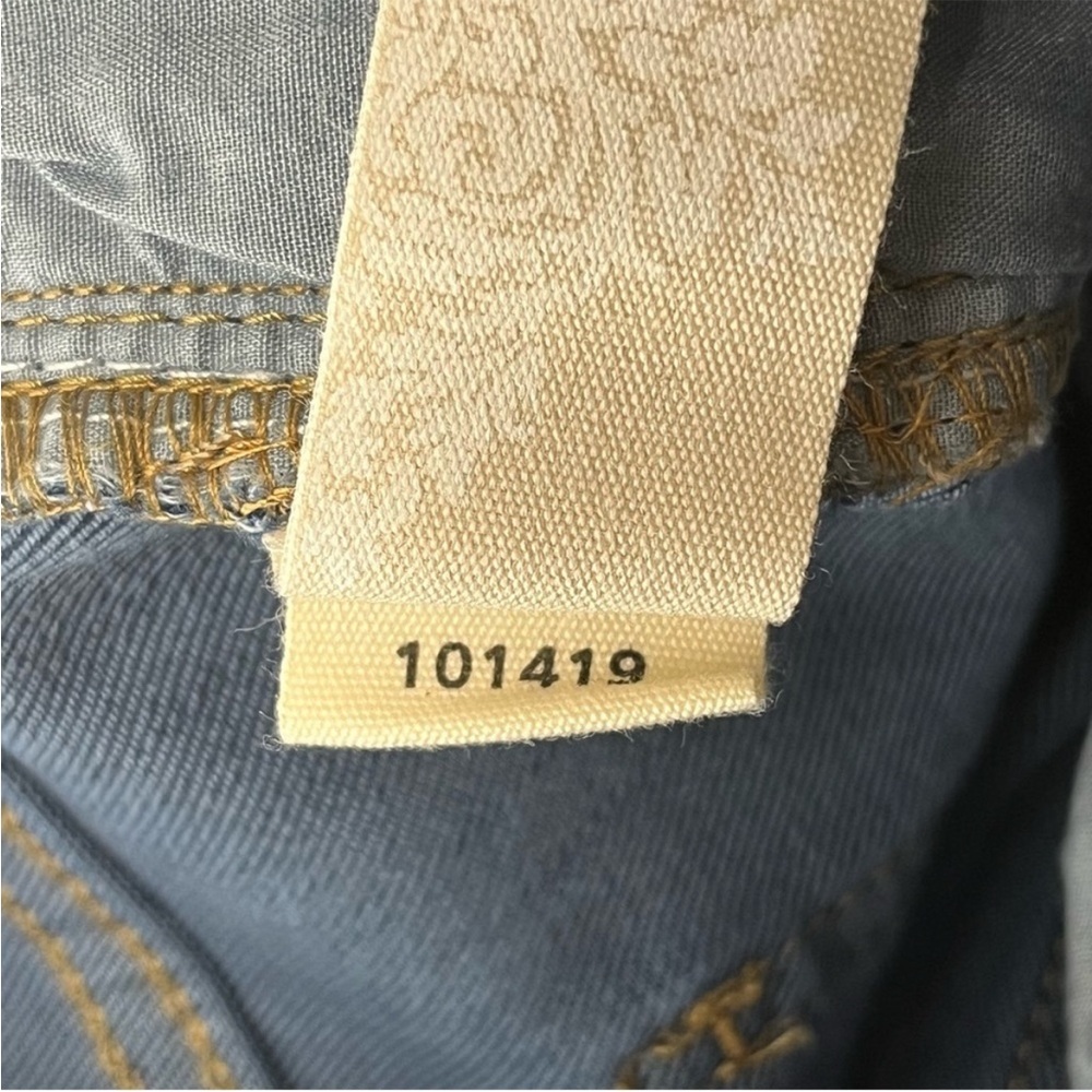 SOFT SURROUNDINGS NWT THE ULTIMATE CROPPED BOOTCUT JEANS RIPPLE BLUE WASH PETITE - Picture 16 of 16